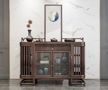 New Chinese Style Side Cabinet/Entrance Cabinet-ID:400001113