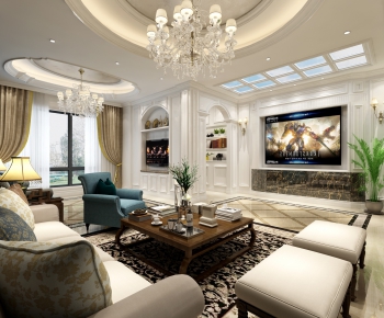 American Style A Living Room-ID:432105339