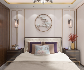 New Chinese Style Bedroom-ID:287606284