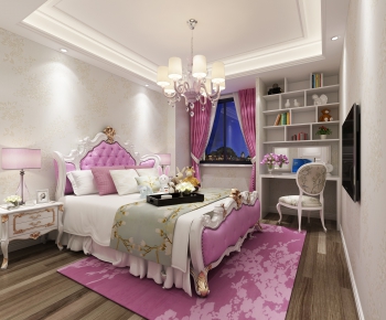 European Style Girl's Room Daughter's Room-ID:839622714