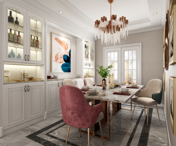 American Style Dining Room-ID:675385319