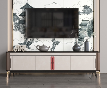 New Chinese Style TV Cabinet-ID:451628996
