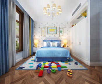 Simple European Style Children's Room-ID:373396134