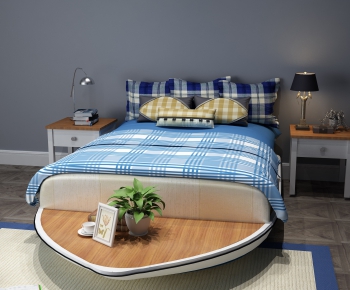 Mediterranean Style Child's Bed-ID:459366389