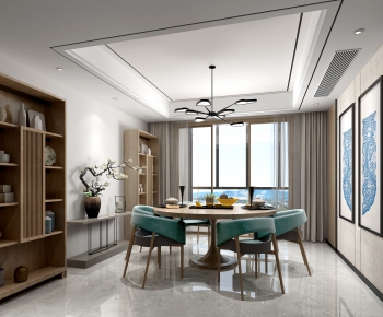 New Chinese Style Dining Room-ID:867115965