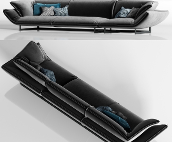 Modern Three-seat Sofa-ID:541674458