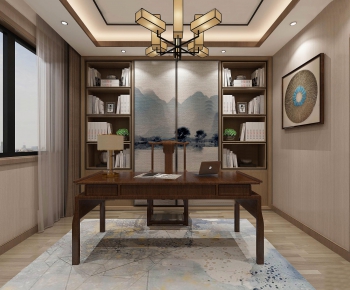 New Chinese Style Study Space-ID:266874343