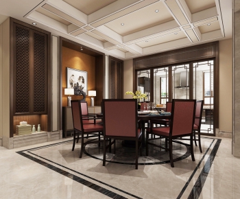 New Chinese Style Dining Room-ID:365268758