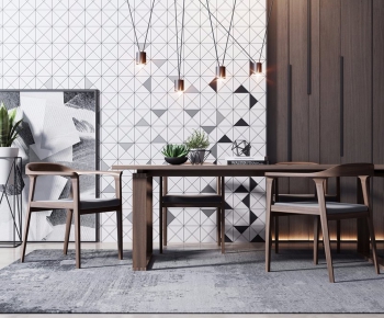 Modern Dining Table And Chairs-ID:916282838