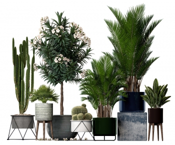 Modern Potted Green Plant-ID:824319525