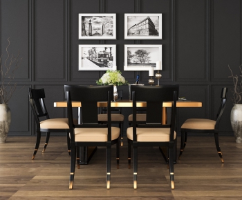 Post Modern Style Dining Table And Chairs-ID:226009252
