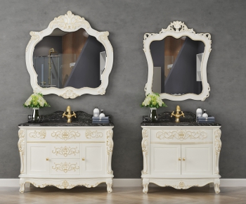 European Style Bathroom Cabinet-ID:892373496