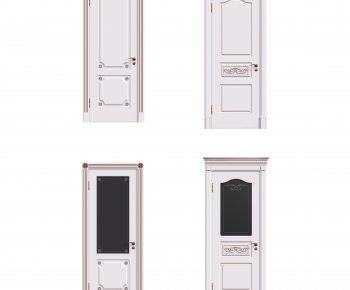 Modern Solid Wood Door-ID:835294535