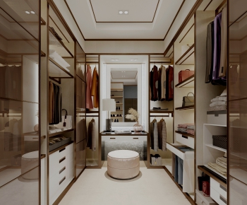 Post Modern Style Clothes Storage Area-ID:390206281
