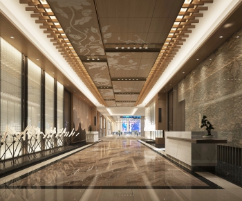 New Chinese Style Lobby Hall-ID:944283136