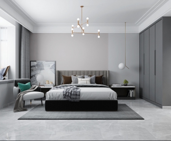 Nordic Style Bedroom-ID:186240946