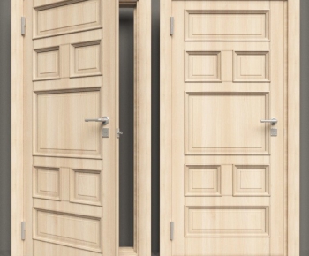 Modern Solid Wood Door-ID:357851583