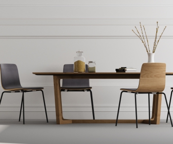 Modern Dining Table And Chairs-ID:100751478