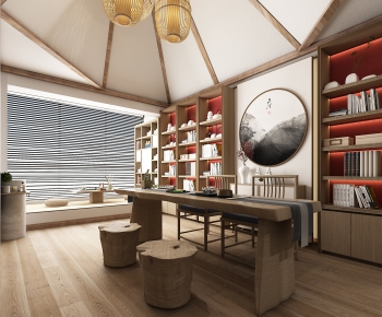 New Chinese Style Study Space-ID:371233637