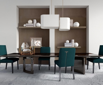 Modern Dining Table And Chairs-ID:359845882