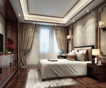 New Chinese Style Bedroom-ID:572794825
