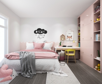 Nordic Style Girl's Room Daughter's Room-ID:932800317
