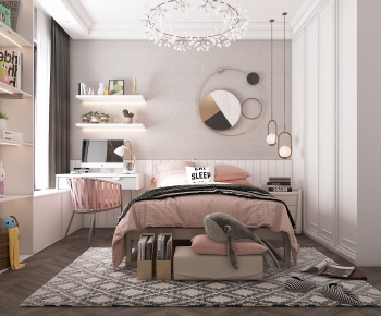 Nordic Style Girl's Room Daughter's Room-ID:452833335