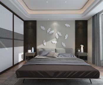 Modern Simple Style Bedroom-ID:365125968