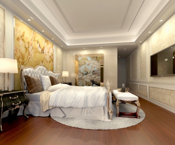 Simple European Style Bedroom-ID:279224357