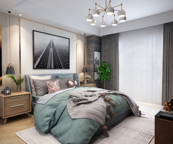 Nordic Style Bedroom-ID:699384469