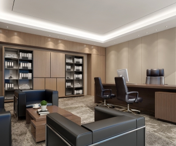 Modern Manager's Office-ID:818376934