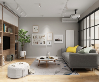 Modern A Living Room-ID:531109788