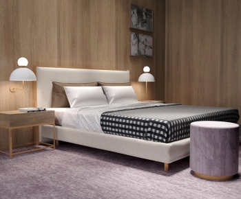 Modern Double Bed-ID:181861829