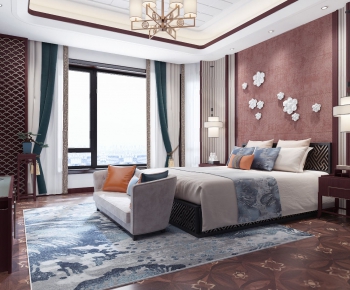 New Chinese Style Bedroom-ID:926933586