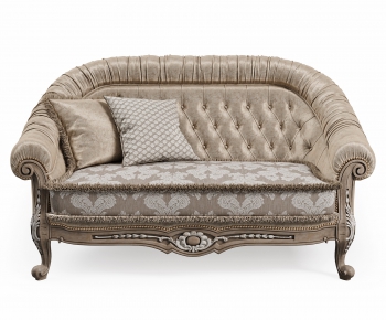 Simple European Style A Sofa For Two-ID:736944779