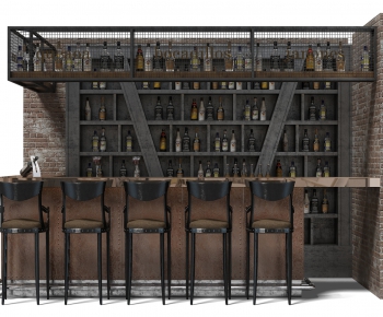 Industrial Style Counter Bar-ID:481083623
