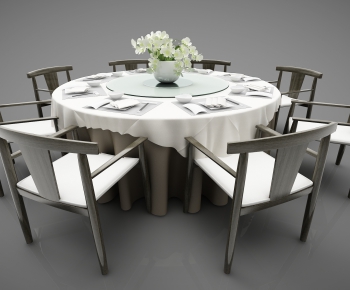 New Chinese Style Dining Table And Chairs-ID:803766598