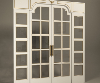 European Style Solid Wood Door-ID:369286656