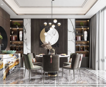 New Chinese Style Dining Room-ID:894319465