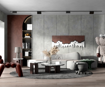 Modern A Living Room-ID:168350921