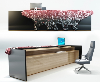 Modern Reception Desk-ID:390096367
