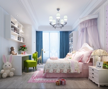 American Style Girl's Room Daughter's Room-ID:573578161
