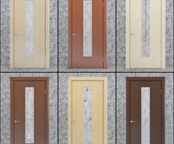 Modern Solid Wood Door-ID:110263825