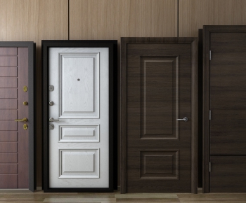 Modern Solid Wood Door-ID:138667798