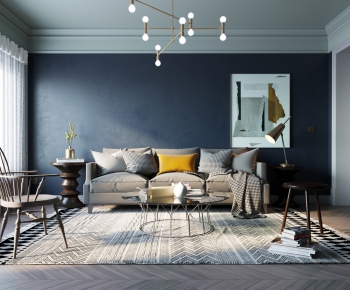 Nordic Style A Living Room-ID:493708724