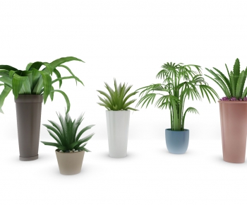 Modern Potted Green Plant-ID:676369311