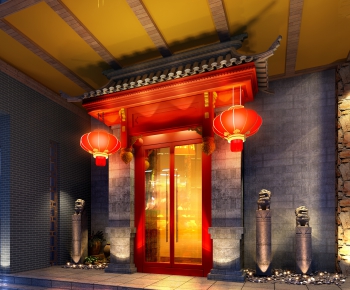 Chinese Style Facade Element-ID:462188239