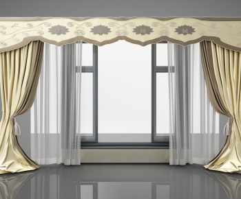 Simple European Style The Curtain-ID:681358627
