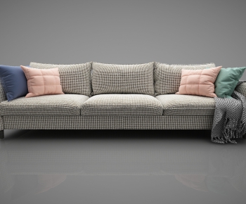 Modern Three-seat Sofa-ID:592564154