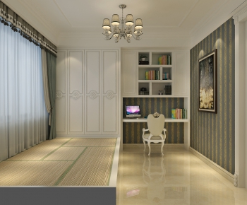 Simple European Style Study Space-ID:330737115